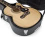 Gator Deluxe Estuche de madera para guitarra acústica jumbo, Negro