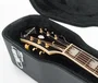 Gator Deluxe Estuche de madera para guitarra acústica jumbo, Negro