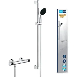 Grohe 34805001 Conjunto de ducha termostático de 1 chorro - Gris