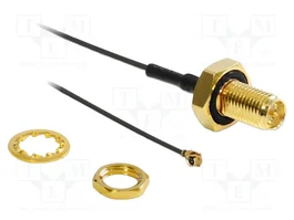 DeLOCK 88458 Cable de antena RP-SMA hembra a MHF® I 1.13 de 10 cm
