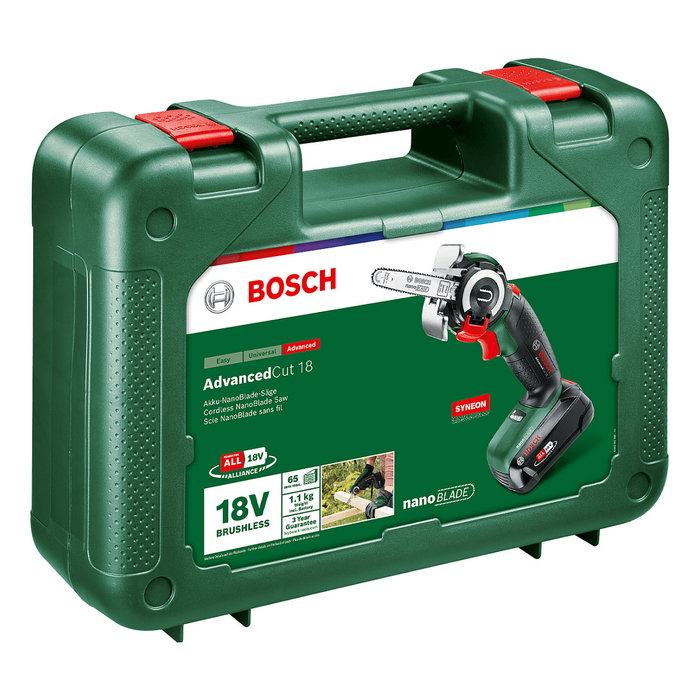 Bosch AdvancedCut 18 Sierra de sable con batería de 2,5 Ah Bosch AdvancedCut 18 Sierra de sable con batería de 2,5 Ah