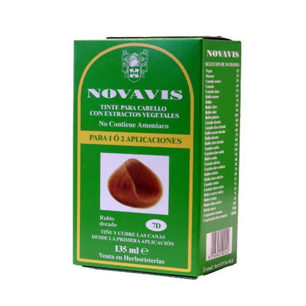 Novavis Tinte 7D Rubio Dorado 135 ml