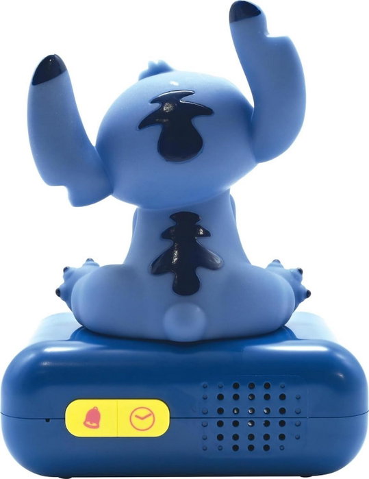 LEXIBOOK Reloj despertador digital Stitch con luz nocturna 3D y efectos sonoros