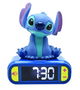 Lexibook Despertador Digital Stitch con Luz Nocturna 3D y Efectos Sonoros, Personaje Disney Lilo y Stitch, para Niños y Adultos 15x10x20 cm