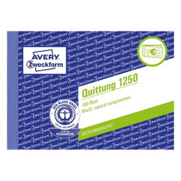 AVERY Zweckform Libro de Formularios de Recibos con IVA Separado