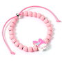 THE CARAT SHOP Pulsera My Melody Hello Kitty Ajustable con Charm Esmaltado Rosa