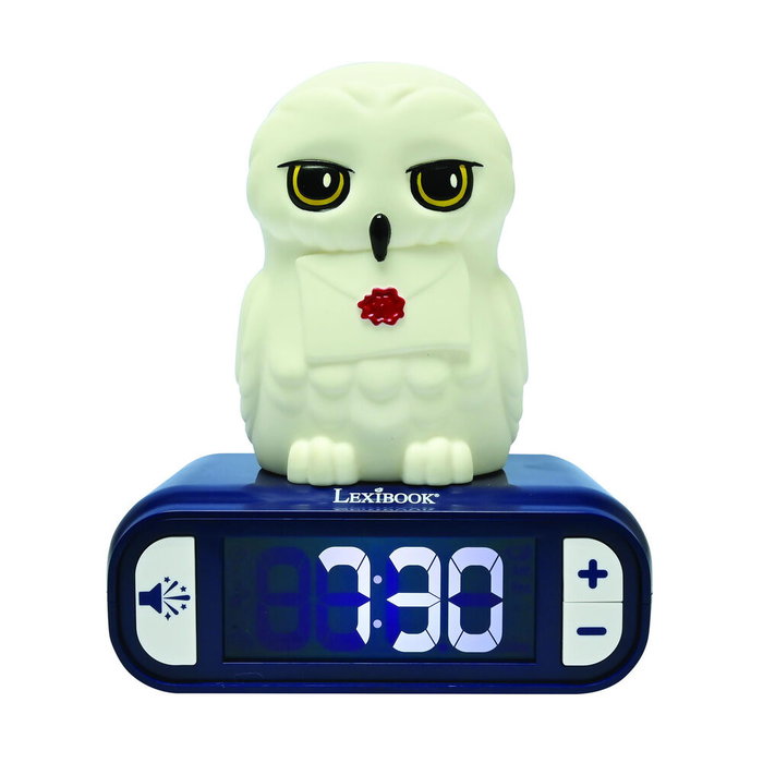 LEXIBOOK Reloj Despertador Hedwig Harry Potter con Luz Nocturna 3D LEXIBOOK Reloj Despertador Hedwig Harry Potter con Luz Nocturna 3D