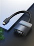 Vention TDDBB Adaptador USB Tipo-C Macho a VGA Hembra Negro