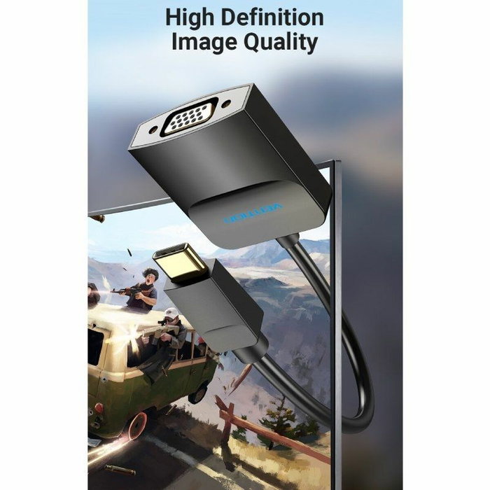 Vention Adaptador USB Tipo-C macho a VGA hembra TDDBB