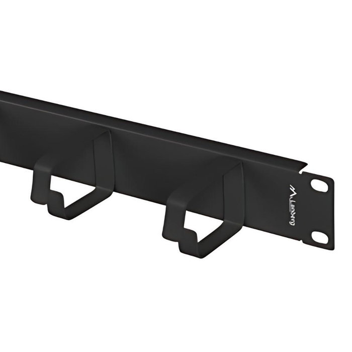 Organizador de cables lanberg 5 anillos 19" negro