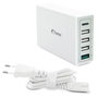 Fantec QC3-A51 Quick Charge 3.0 40W 5 USB Ports Blanco