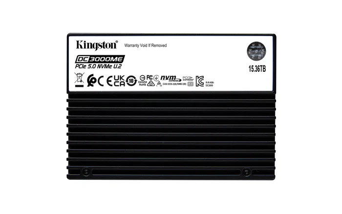 Kingston DC3000ME 15,36 TB SSD U.2 PCIe 5.0 NVMe Kingston DC3000ME 15,36 TB SSD U.2 PCIe 5.0 NVMe