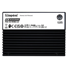Kingston Enterprise DC3000ME - SSD 15.36TB U.2 PCIe 5.0 NVMe - Factor de forma 2.5" - Encriptado TCG Opal - 14000 MB/s Lectura