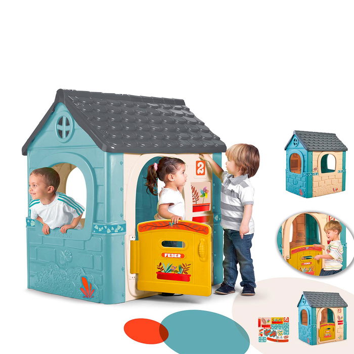 Feber Feh22000 Casual House - Casita de Juguete para Niños a Partir de 2 Años, Colores Casuales para Jardín