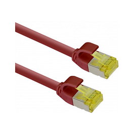 Helos Patchkabel Cat.6a TPE Ultraslim 5,0m Rojo