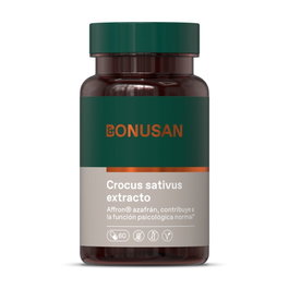 BONUSAN Crocus sativus extracto 60 cápsulas