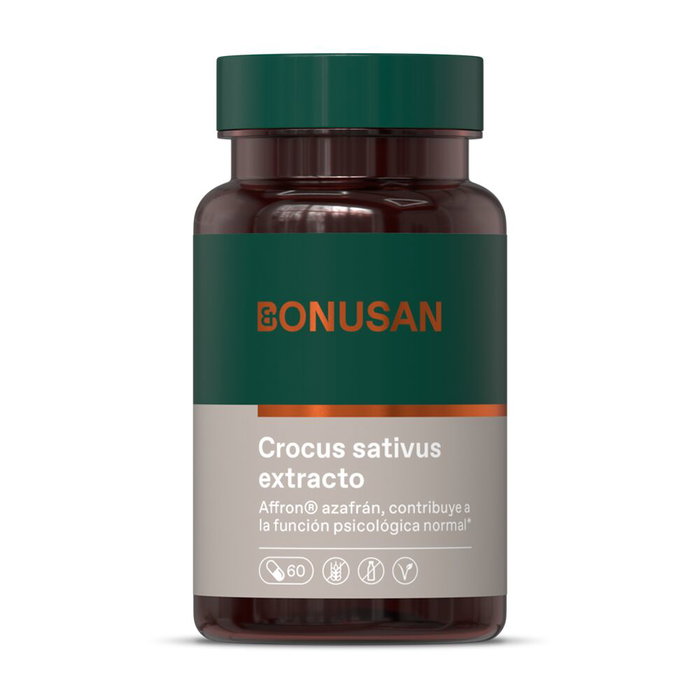 BONUSAN Crocus sativus extracto 60 cápsulas BONUSAN Crocus sativus extracto 60 cápsulas