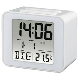 Hama Reloj Despertador Cube Blanco