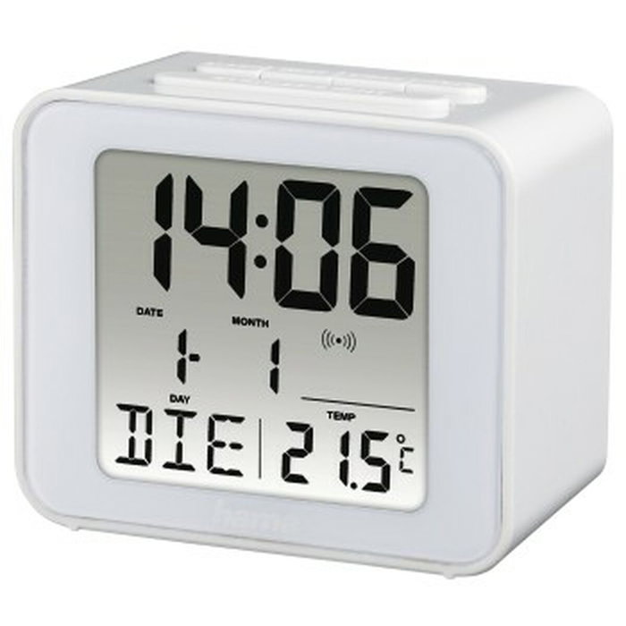 Hama Reloj Despertador Cube Blanco