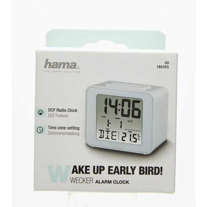 Hama Reloj Despertador Cube Blanco Hama Reloj Despertador Cube Blanco
