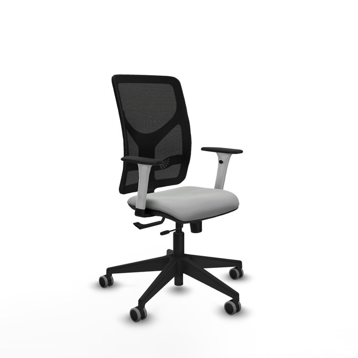 PIQUERAS Y CRESPO Silla de oficina Motilla con mecanismo Sincro/Traslack, Gris claro y Negro PIQUERAS Y CRESPO Silla de oficina Motilla con mecanismo Sincro/Traslack, Gris claro y Negro