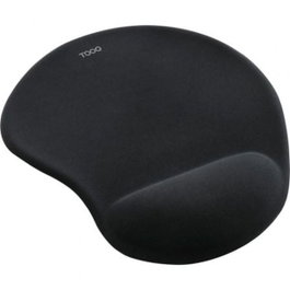 Tooq Alfombrilla Ergonómica con Reposamuñecas de Gel Negro TQMP1001-B