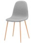 DKD Home Decor Silla de Poliéster y Hierro Simil Madera