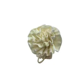 NATURASPA Esponja Flor Bambu Y Algodon para Higiene Diaria, Limpieza Y Exfoliación Suave de la Piel