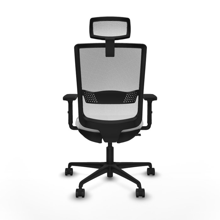 PIQUERAS Y CRESPO Silla de oficina Haches Blanco Mecanismo Sincro/Traslack Brazo 2D