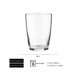 Summa Vaso Bilbo para Sidra Apilable 50 cl (Set de 12)