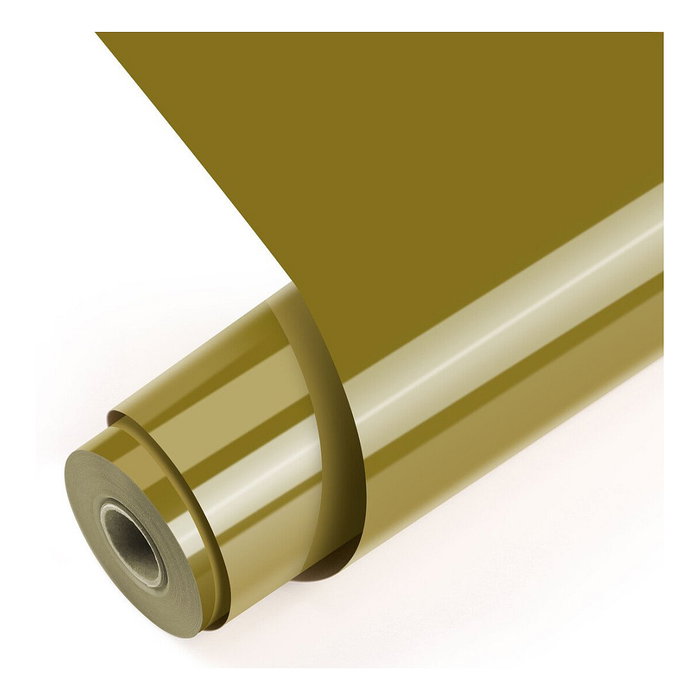 LOKLiK Vinilo Autoadhesivo Permanente Oro Brillante 30,5 x 180 cm