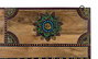 Mango Cabecero de Madera Maciza de Mango 170 cm Color Natural con Detalles Pintados a Mano, Cabecero de Cama