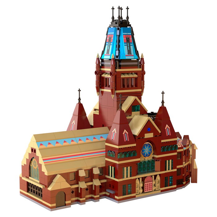 DEQUBE Harvard Memorial 1411 Pzas Bloques de Construcción para Mayores de 8 Años