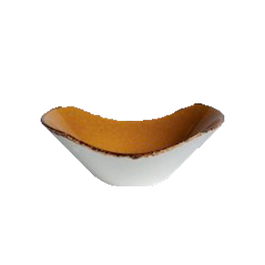 STEELITE Bol Curvo 12 para Ensalada, Colección Terramesa Mostaza, Vajilla, No Apto para Lavavajillas ni Microondas (Set de 12)