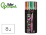Liderpapel Rotuladores Acrylic base agua colores pastel 8 unidades punta 3mm