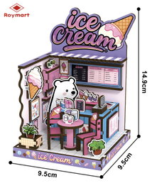 ROYMART Puzzle de madera ice cream 74 piezas