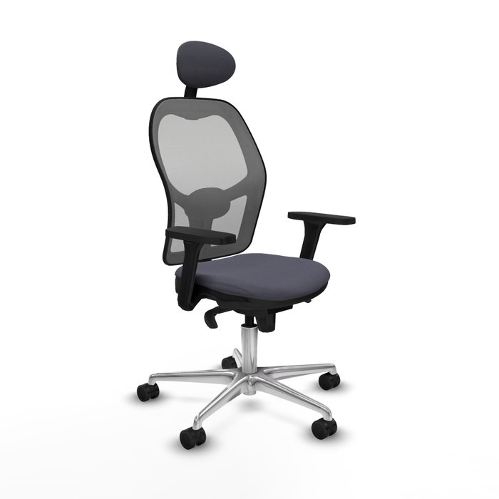 PIQUERAS Y CRESPO Silla de oficina Jorquera Gris con mecanismo Sincro y Brazos 3D PIQUERAS Y CRESPO Silla de oficina Jorquera Gris con mecanismo Sincro y Brazos 3D