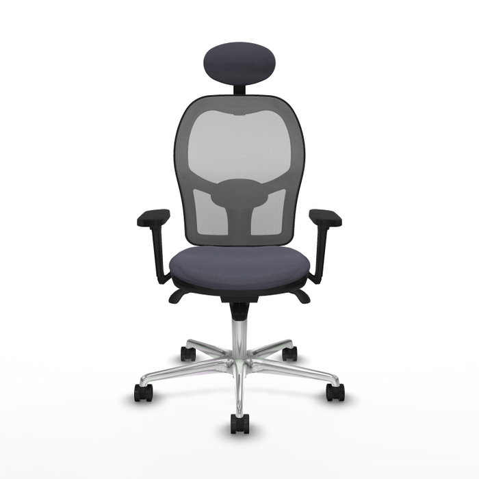 PIQUERAS Y CRESPO Silla de oficina Jorquera Gris con mecanismo Sincro y Brazos 3D PIQUERAS Y CRESPO Silla de oficina Jorquera Gris con mecanismo Sincro y Brazos 3D