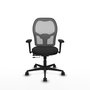 PIQUERAS Y CRESPO Silla de oficina Jorquera Sincro/Traslack con Brazos 3D