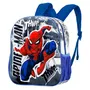 Marvel Spiderman Mochila 3D Jumping Pequeña Preescolar Spiderman Gris
