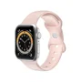 Celly Correa de Silicona Rosa para Apple Watch Series 7/SE/8/Ultra 42mm 44mm 45mm - Accesorio con Cierre de Doble Hebilla - WBANDSIL44BP