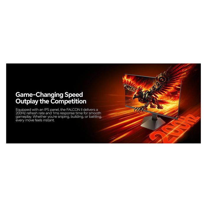 Koorui G2711P Monitor Gaming 27 pulgadas (68,6 cm) FHD 1ms 200Hz IPS