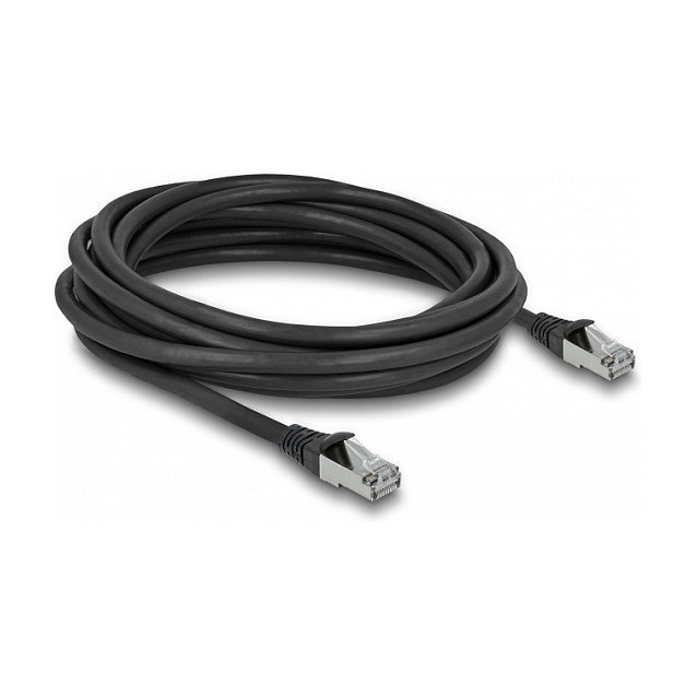 DeLOCK Cable de red RJ45 Cat.6A S/FTP PUR Outdoor 5 m Negro DeLOCK Cable de red RJ45 Cat.6A S/FTP PUR Outdoor 5 m Negro