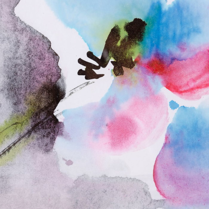 Cuadro Pintura Abstracto 2/M Madera 50 X 50 cm (Set de 2)