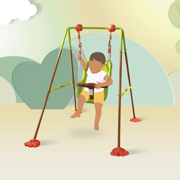 Mochila portabebés - SOULET - Altura 120 cm - Acero galvanizado - Verde