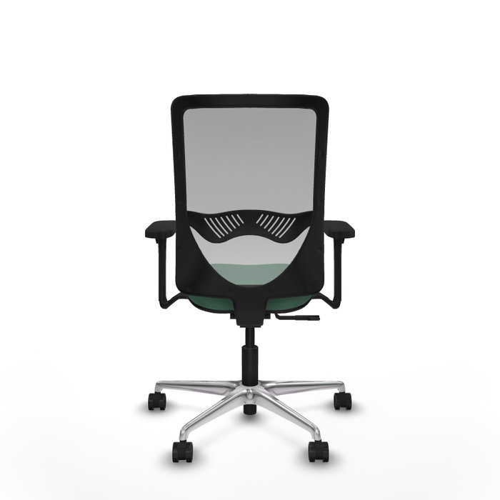 PIQUERAS Y CRESPO Silla de oficina Zulema con mecanismo Sincro, Verde esmeralda y Gris PIQUERAS Y CRESPO Silla de oficina Zulema con mecanismo Sincro, Verde esmeralda y Gris