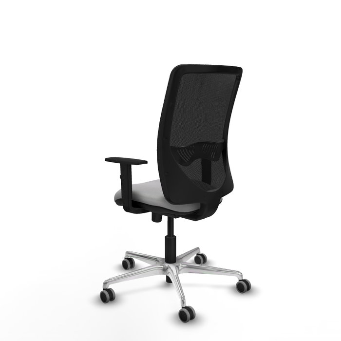 PIQUERAS Y CRESPO Silla de oficina Zulema con mecanismo Sincro, Gris claro y Negro PIQUERAS Y CRESPO Silla de oficina Zulema con mecanismo Sincro, Gris claro y Negro