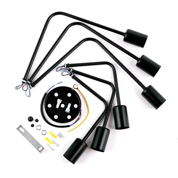 Lámpara de Techo Kennewick Black Ø600x280mm Lámpara de Techo Kennewick Black Ø600x280mm