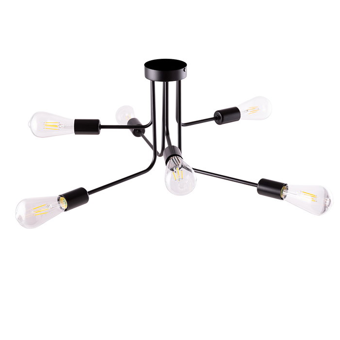 Lámpara de Techo Kennewick Black Ø600x280mm Lámpara de Techo Kennewick Black Ø600x280mm