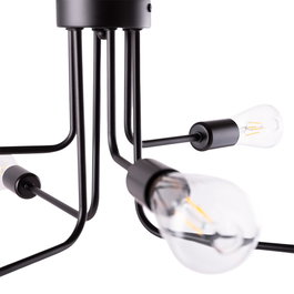 Lámpara de Techo Kennewick Black Ø600x280mm